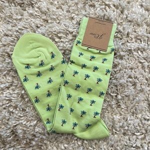 NWT Crew men’s palm tree sock